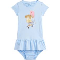 Ralph Lauren Baby Office Blue Day Kjole - Blue