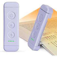 Glocusent Book Light Clip On 3 Colours Table Lamp