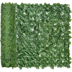 OutSunny Künstliche Hecke Sichtschutzhecke Pflanzen Hecke Wanddekoration 300x100cm