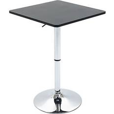 Homcom Bar Tables Homcom Adjustable Height with Metal Frame Bar Table