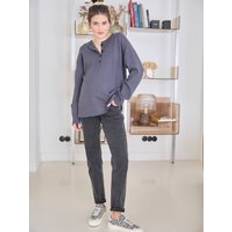 Vertbaudet 3 Button Jumper Maternity Nursing Special Anthracite