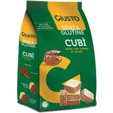 Cibi e Bevande Giusto Senza Glutine Cubi'Wafer Cacao 250g