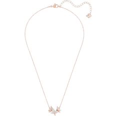 Swarovski Rose Gold Necklaces Swarovski Lilia Necklace - Rose Gold/Transparent