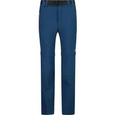 CMP Kid's Zip Off Pant with Belt - Blue