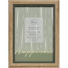 The Port. Co Gallery Hertford Green Accent Natural A4 Photo Frame 26.7x35.4cm