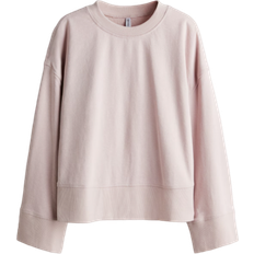 H&M Ladies Pink Oversized sweatshirt