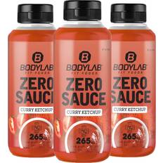 Fødevarer Bodylab24 Zero Sauce Curry Ketchup 265ml 3er Pack 26.5cl 3Pack