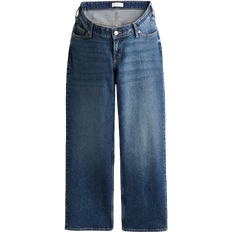 MAMA Blå MAMA Before & After Straight Low Ankle Jeans