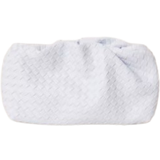 Glamorous Vævet Clutch-Taske - Blågrå