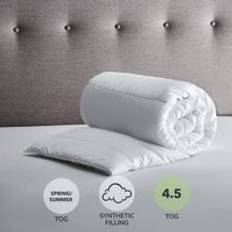 Fogarty Cool 4.5 Tog Summer Duvet - White Duvet
