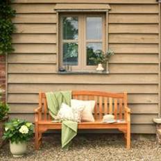 Norfolk Leisure Kingsbury Medium Outdoor - Natural Garden Bench