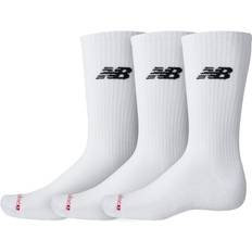 New Balance Men Underwear New Balance Unisex Everyday Crew 3 Pairs - White Cotton