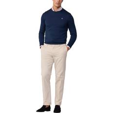 Hackett London Men Jumpers Hackett London Cotton & Silk Blend Crew Neck Jumper