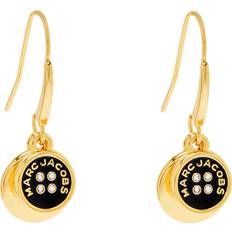 Marc Jacobs Earrings Marc Jacobs Button Drop Earrings - Gold