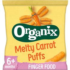 Organix Melty Carrot Puffs Baby Finger Food Snack 20g