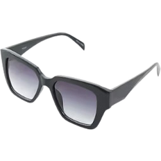 Pieces Square Frame Sunglasses - Black Tint