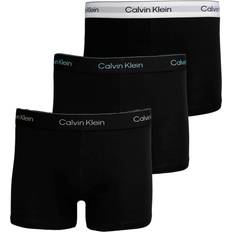 Gula - Herr Kalsonger Calvin Klein 3 Pack Boxer Briefs - Icon Cotton Stretch - Black