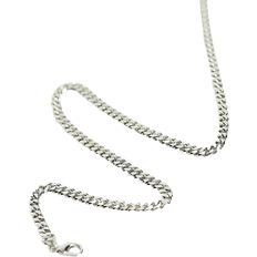 ASOS DESIGN – Kurze, schmale Halskette in Silberton, mm