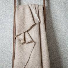 Morris & Co Blankets Morris & Co Marigold Throw Blanket 130cm x 170cm Throw Stone Blankets Beige
