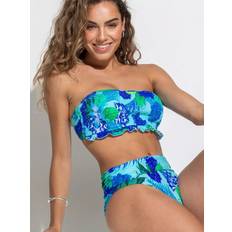 Blue Bikinis Pour Moi Free Spirit Fold Over Brief - Light Blue