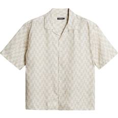 J.Lindeberg Skjorter J.Lindeberg Ellis Stack Bridge Print Shirt - Beige