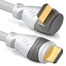 DeleyCON 7.5m HDMI 90° Grader Vinklad Kabel