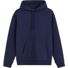 H&M Herren Hoodie in Loose Fit Blau