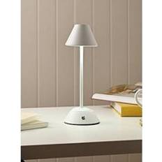 Hestia Matt Putty White Usb Led Touch - Medium Table Lamp