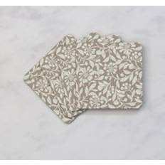 Dunelm Set of 4 Chartwell Cork Back Coasters - Beige Coaster