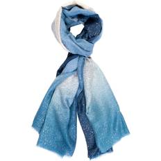 Blue - Viscose Scarfs Chesca Ombre Stripe Scarf - Blue