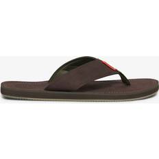 Superdry Premium Flip Flops - Dark Brown