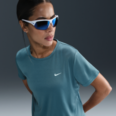 Blue - Women Tops Nike Tempo Dri-FIT Women's Running T-Shirt - Blue