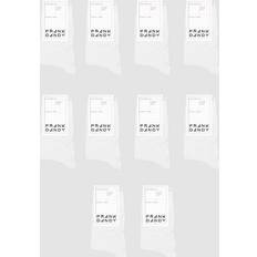 Frank Dandy 10-Pack Organic Cotton Crew Sock - White