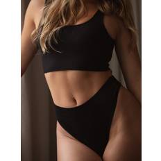 Frank Dandy Underkläder Frank Dandy Malibu Ribbed Brazilian - Black