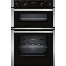 Neff Dual - Stainless Steel Ovens Neff N50 U1ACE2AN3B Built In Electric Double Oven Stainless Steel