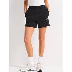 Puma Shorts Puma Womens Essentials Small No 1 Logo 5 High-Waist Shorts - Black