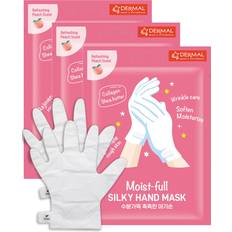 Skincare Dermal Moistfull Silky Hand Mask Gloves 3 Pairs