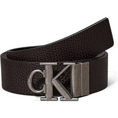 Calvin Klein Sølv Bælter Calvin Klein Leather Reversible Logo Belt - Purple