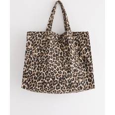Leopard Handväskor Lindex Shopper Med Leopardmönster