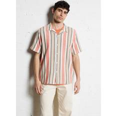 Knowledge Cotton Apparel Kläder Knowledge Cotton Apparel Box Striped Shirt - Green Stripe