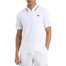 New Balance Polo Shirts New Balance Men's Tournament Tennis Polo - White