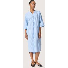Zaya Striped Dress - Vista Blue/White