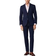 Hackett London Men Suits Hackett London Stretch Linen Rich Suit - Navy
