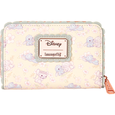 Loungefly Wallets & Key Holders Loungefly Disney Stitch & Angel Cherry Blossom All Over Print Zip Around Wallet - Beige