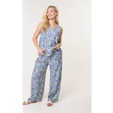 Leaf Print Vest and Trouser Set -