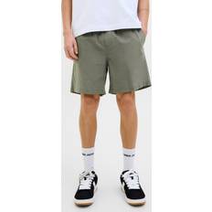 Linne Shorts Jack & Jones Normal Passform Shorts Grön