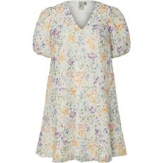 Yas leanna Ss Dress - Star White