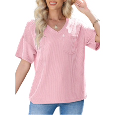 Shein Womens Twisted Threaded ShortSleeved TShirt