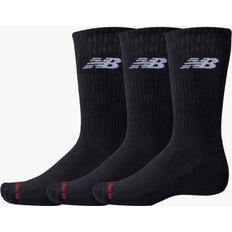 New Balance Men Underwear New Balance Unisex Everyday Crew 3 Pairs - Black Cotton