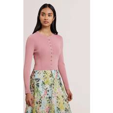 Ted Baker Cardigans Ted Baker Emoriyy Cropped Knit Cardigan - Pink